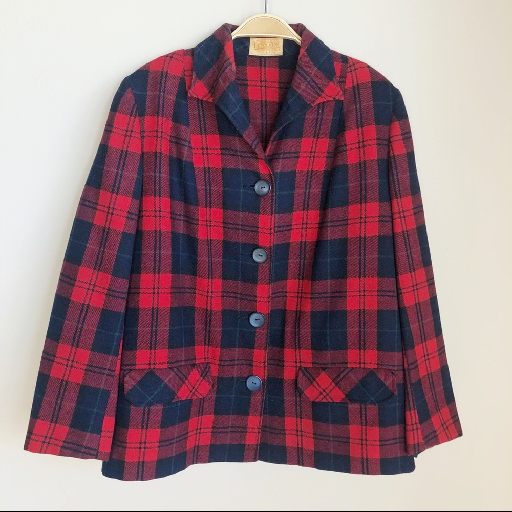Pendleton Plaid Jacket - image 1